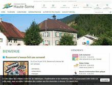 Tablet Screenshot of haute-sorne.ch